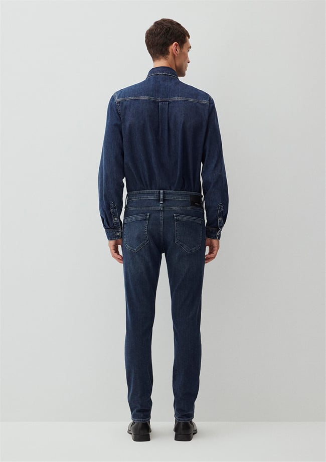 Mavı M0042287860 Jake Faded Indıgo Mavı Black Erkek Skınny Denım Pantolon