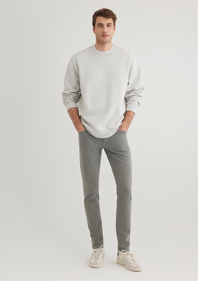 Mavı M0042431022 Pewter Comfort Erkek Skınny Renklı Denım Pantolon