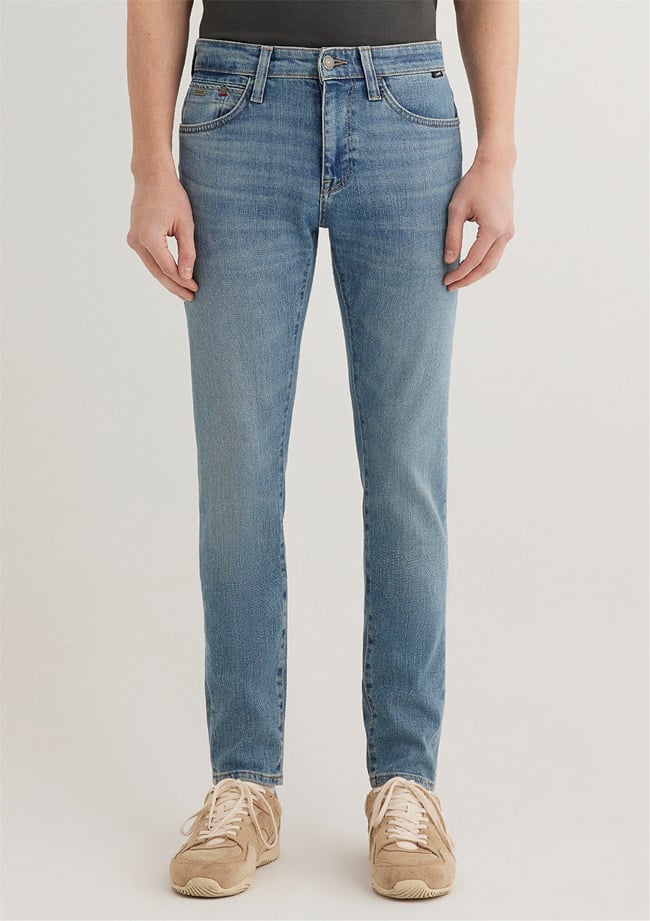 Mavı M0042489281 James Mıd Brushed Mavı Premıum Erkek Skınny Denım Pantolon