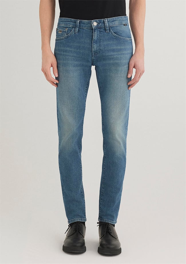 Mavı M0042489352 James Foggy Shaded Lux Black Erkek Skınny Denım Pantolon