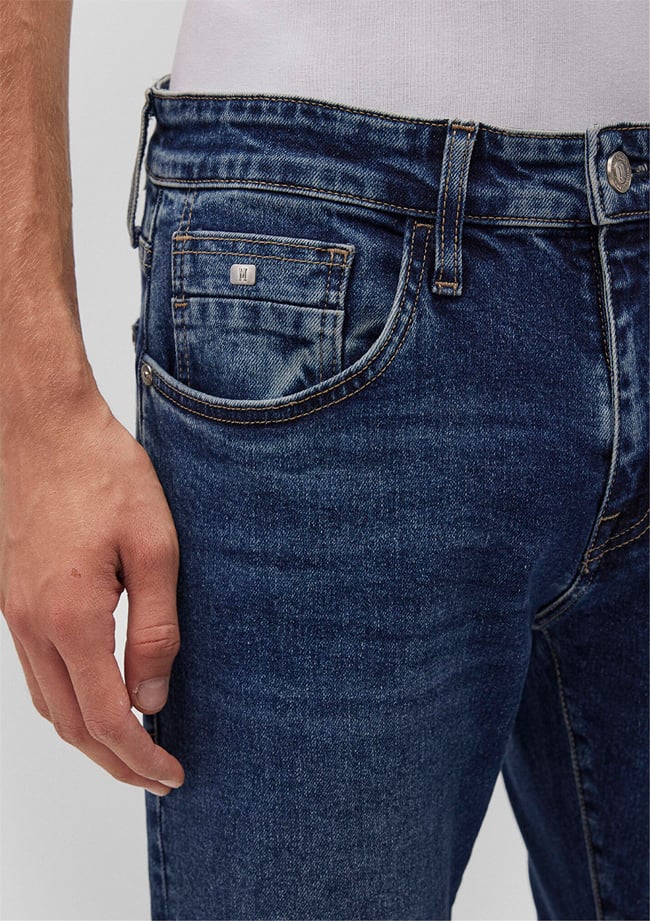 Mavi M0076285626 Leo Dark Vintage College Erkek Skinny Denim Pantolon