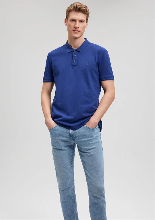 Mavi M064946-70758 Derin Lacivert Erkek Slim Polo T-Shirt