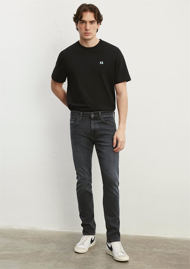 Mavı Y24 Jake Dull Grey Mavı Pro Erkek Denım Pantolon