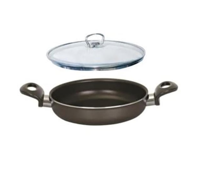 MEHTAP SAHAN 22 CAM KAPAKLI CIFT TARAF TEFLON ONYX