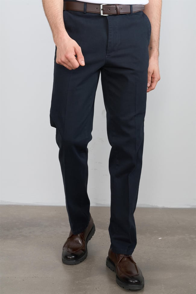Mentality 6446 Erkek Emporıo Gabardin Pantolon Lacivert