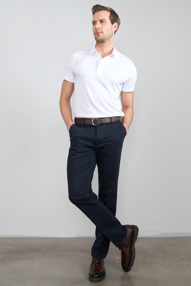 Mentality 6446 Erkek Emporıo Gabardin Pantolon Lacivert