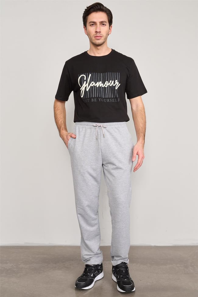 Mentality 776 Erkek 2 İplik Eşofman Alt Grimelanj