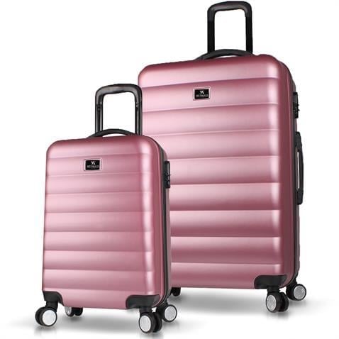 My Valice Colors Abs Kabin ve Büyük Boy Rose Gold  2li Valiz Seti