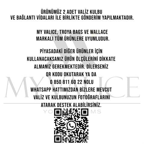 My Valice Valiz Kulbu Valiz Tutacağı Kulp 2 Adet