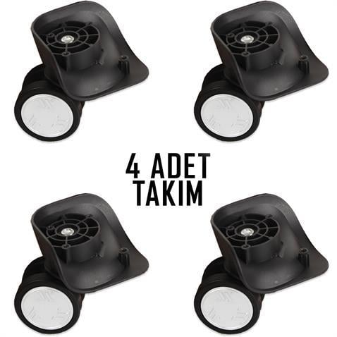 My Valice Valiz Tekerleği Çift Teker 01 4 Adet Gri