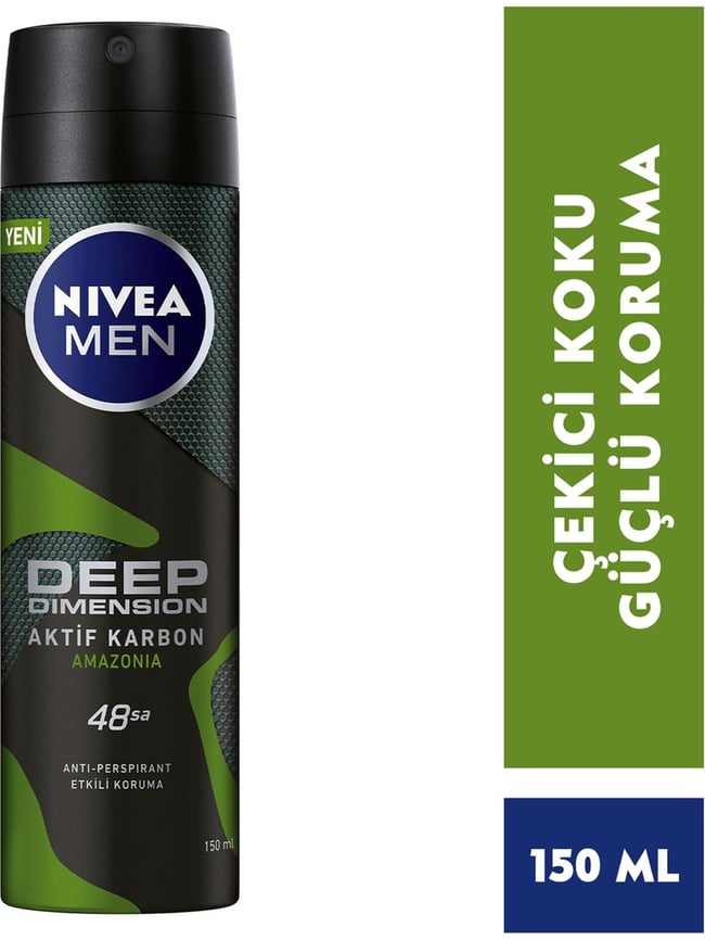 NIVEA 150ML DEO DEEP AMZ ERKEK