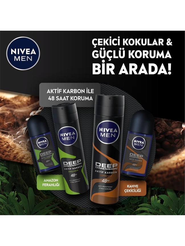 NIVEA 150ML DEO DEEP AMZ ERKEK