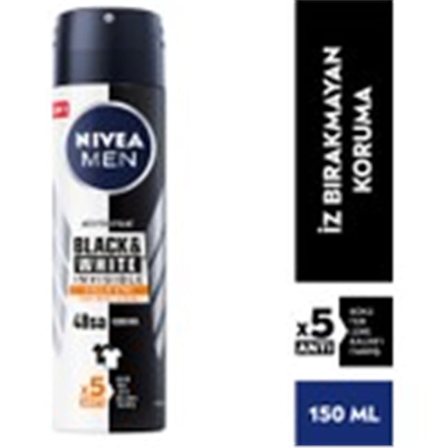 NIVEA 150ML DEO MEN INV. B&W ULTIMATE