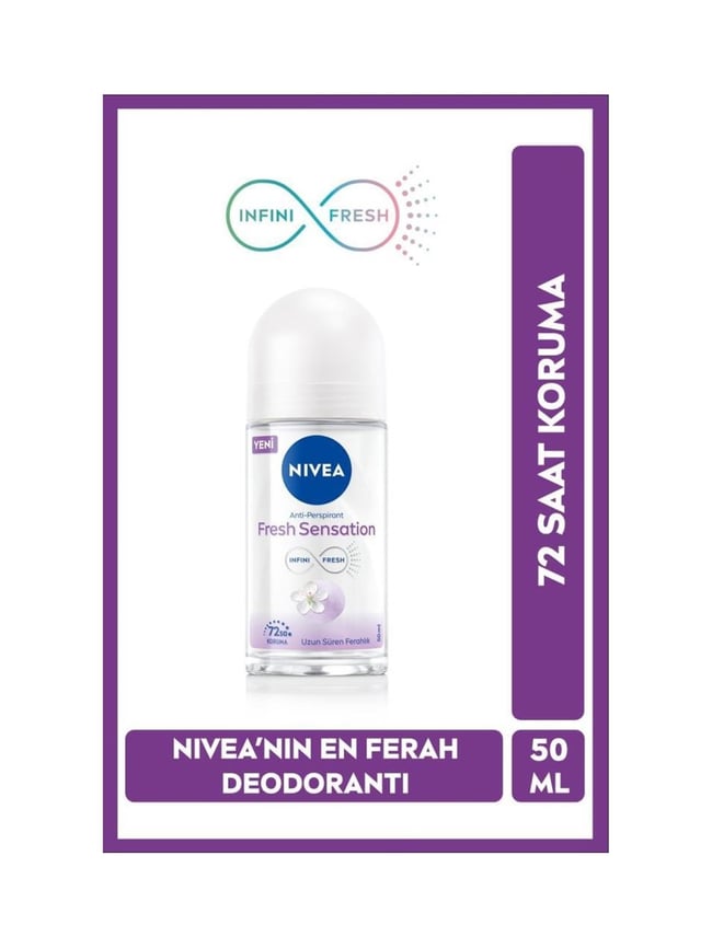 NIVEA 50ML ROLL-ON FRESH SENSATION KDN