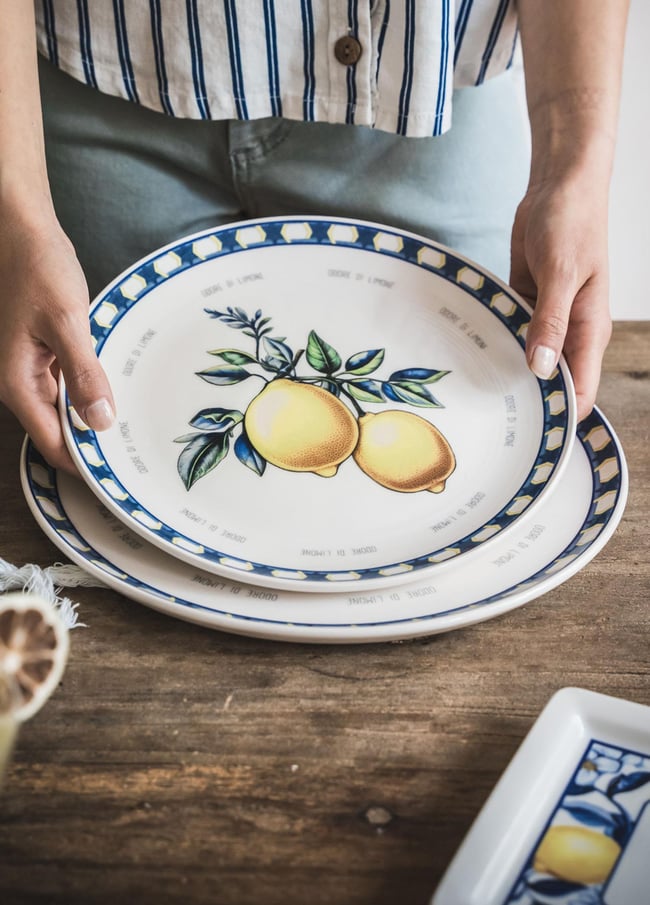 Odore Di Limone Yemek Takımı 6 Kişilik 24 Parça Set 2