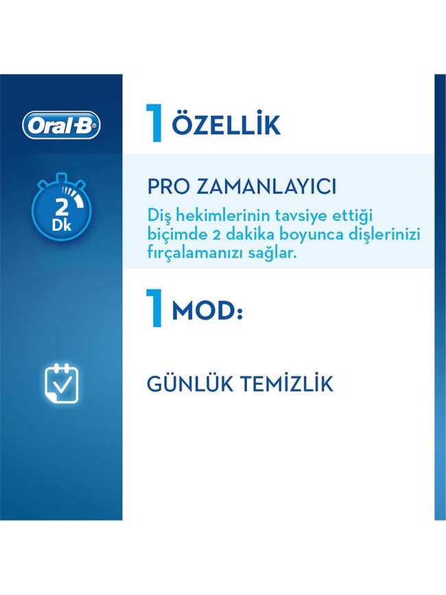 ORAL-B D100 PEMBE VITALITY 3DWHITE KUTULU DIS FIRCASI