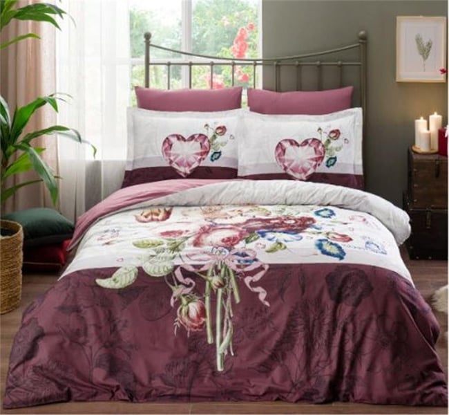 Özdilek Mothers Heart Özel Rf Nev Tk Çift Kişilik Bordo
