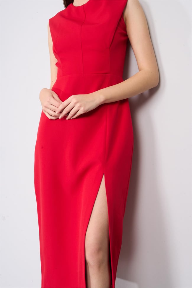 Patara Y25 25-5043 Kırmızı Kadın Elbıse
