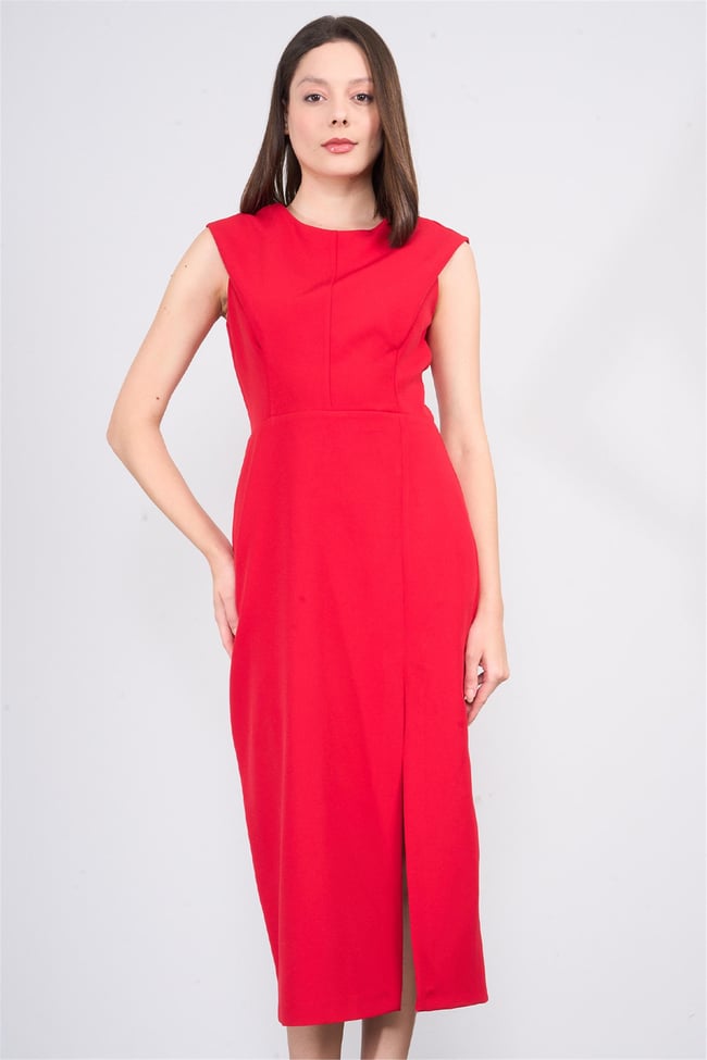 Patara Y25 25-5043 Kırmızı Kadın Elbıse