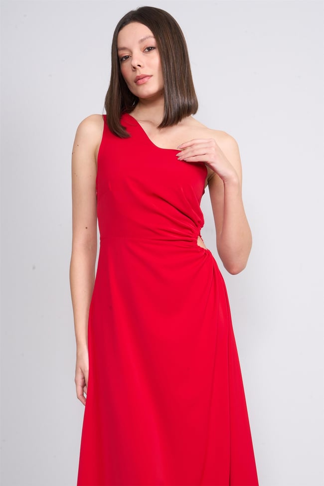 Patara Y25 25-5956 Kırmızı Kadın Elbıse