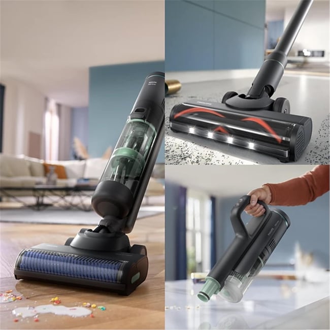 PHILIPS 7000 SERISI AQUATRIO XW7263/11 ISLAK KURU SARJLI DIKEY SUPURGE