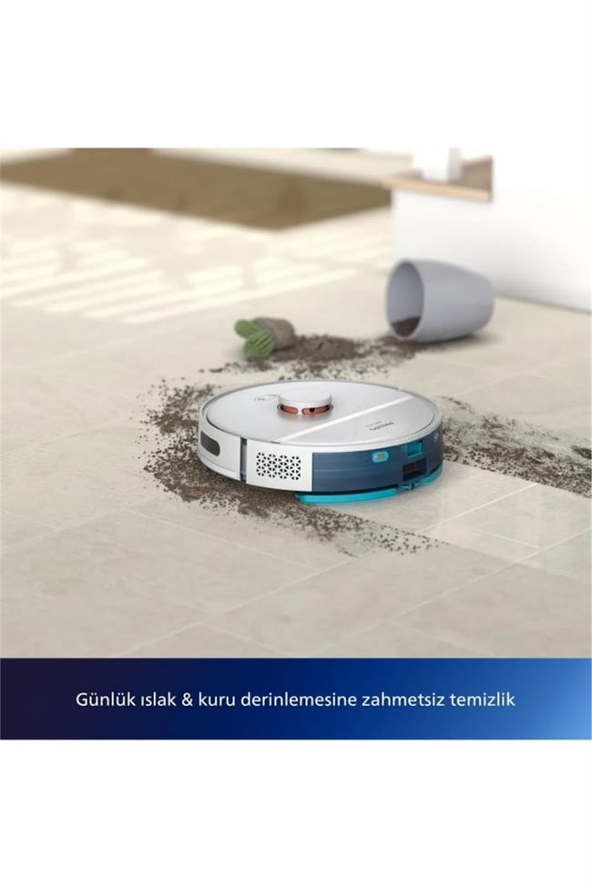 PHILIPS HOMERUN 3000 SERISI AQUA XU3000/02 BEYAZ AKILLI ROBOT SUPURGE