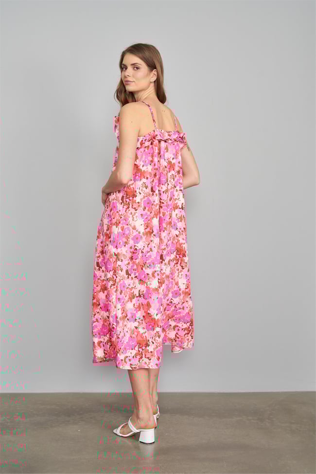 Pikalife 5279 Pembe Kadın Elbise