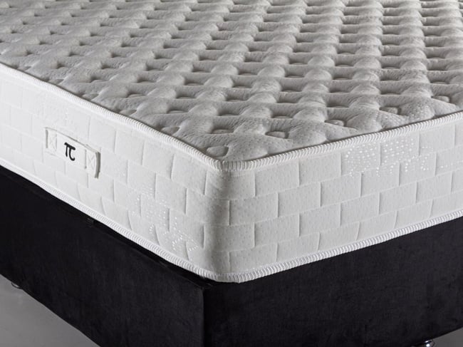 Pinotte Pi Pocket Çift Kişilik Lüks Full Ortopedik Paket Yaylı Yumuşak Yatak 200x200 cm