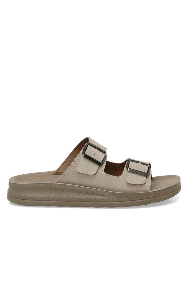 Polaris 5M 408042 M5Fx Bej Erkek Casual Comfort Terlik