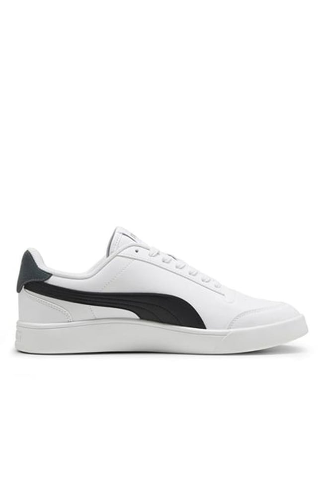 Puma 309668 Puma Shuffle Puma White-Puma Black-Silver Erkek Basketbol Ayakkabısı