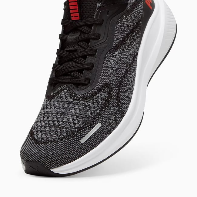 Puma 310100-06 Skyrocket Lıte Engıneered Puma Black-Puma Red-Cool Dark Gray Mrd Kosu Ayakkabısı
