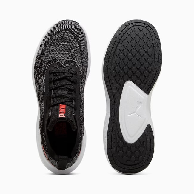 Puma 310100-06 Skyrocket Lıte Engıneered Puma Black-Puma Red-Cool Dark Gray Mrd Kosu Ayakkabısı