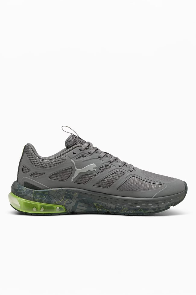 Puma 311468 01 X-Cell Lıghtspeed Wall Cast Iron-Yellow Alert Mrd Kosu Ayakkabısı