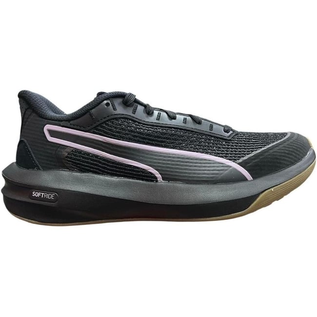 Puma 312037-08 Softrıde Courtney Wns Puma Black-Plum Jam Zenne Kosu Ayakkabısı
