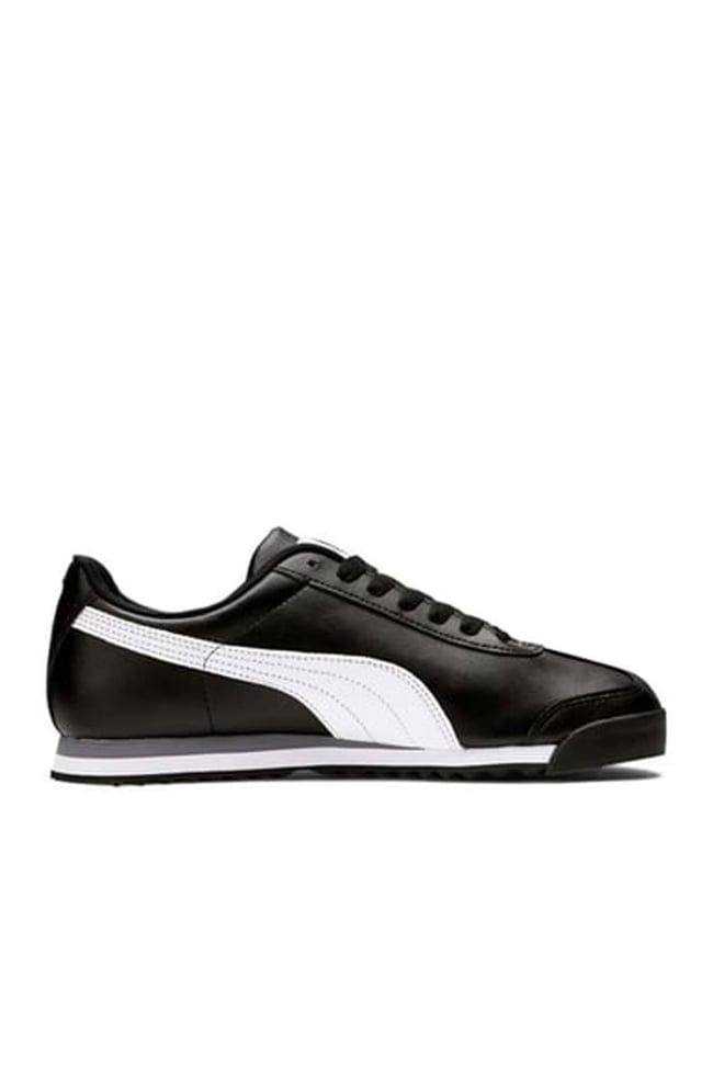 Puma 353572 Roma Basic Black-White-Puma Silver Erkek Sneaker Ayakkabı