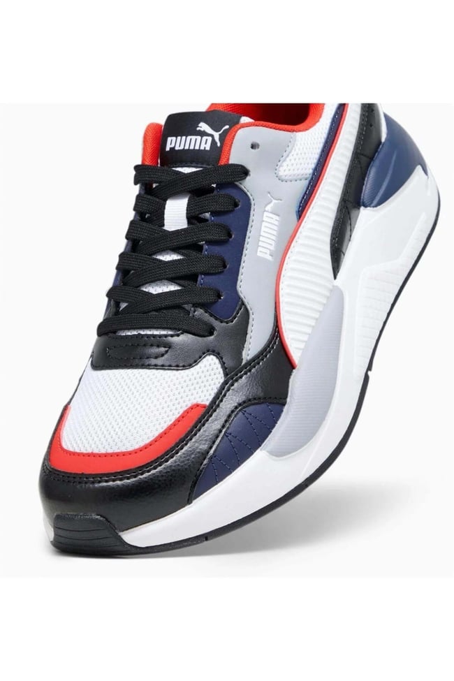 Puma 373108 X-Ray 2 Square Navy-Gray Fog-Gray-Club Red Erkek Koşu Ayakkabısı