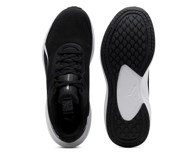 Puma 379437 Skyrocket Lite Black-Black-White Unisex Koşu Ayakkabısı