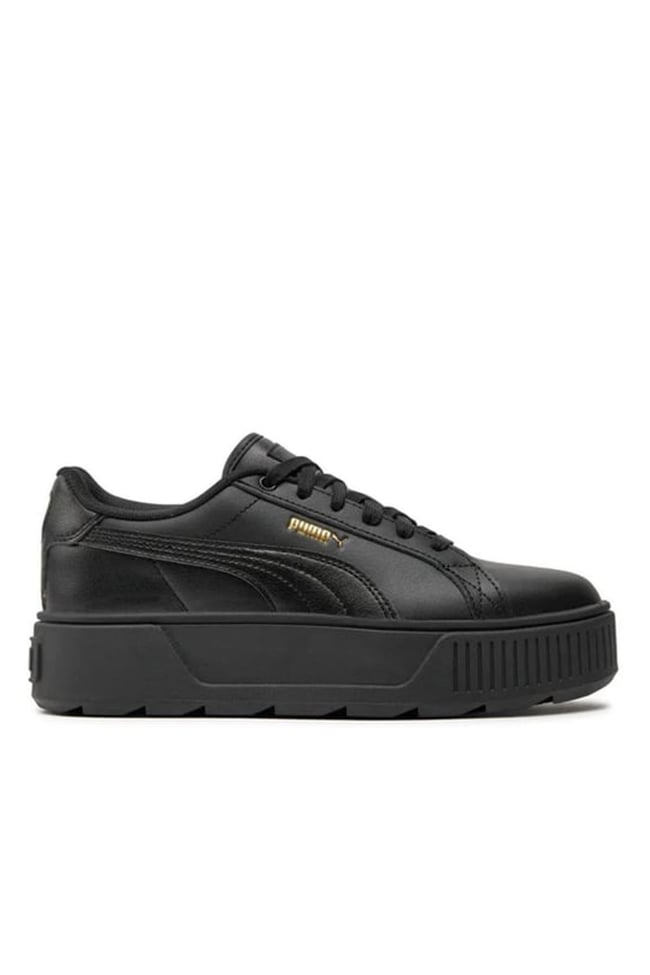Puma 384615 Karmen L Puma Black-Puma Black-Gold Kadın Tennis Ayakkabısı
