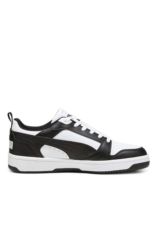 Puma 392328 01 Rebound V6 Low Puma White-Puma Black-Pum Yetişkin Erkek Sneaker Ayakkabısı