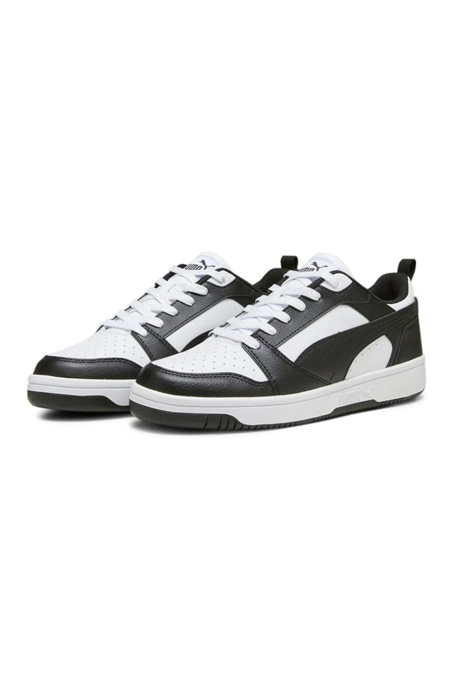 Puma 392328 01 Rebound V6 Low Puma White-Puma Black-Pum Yetişkin Erkek Sneaker Ayakkabısı