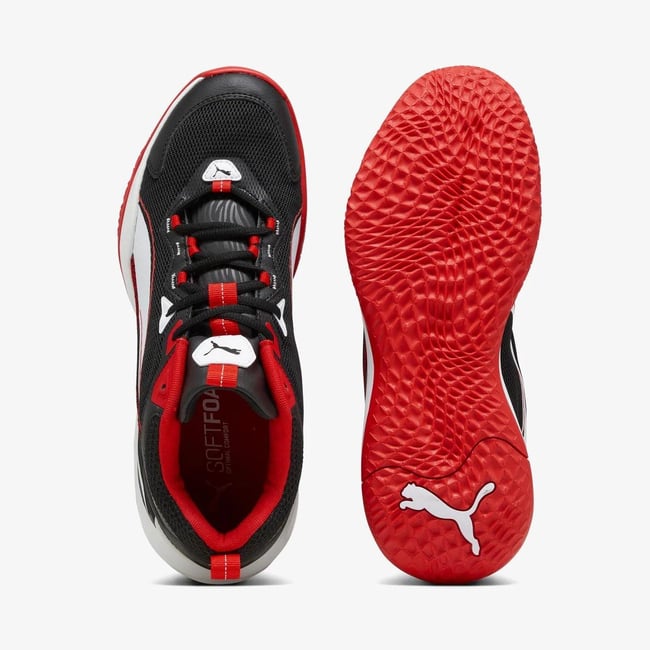 Puma 392330 Playmaker 2023 Puma Black-Puma White- Red Erkek Basketbol Ayakkabısı