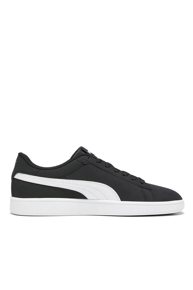 Puma 392336 01 Puma Smash 3.0 Buck Puma Black-Puma Whıt E Yetişkin Erkek Tennıs Sneaker