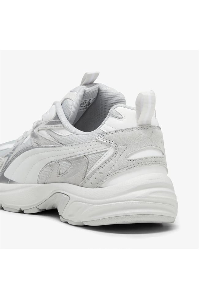 Puma 393489 02 Mılenıo Tech Suede Cool Lıght Gray-Feather Gray-Puma Whıte Unısex Yuruyus Ayakkabısı