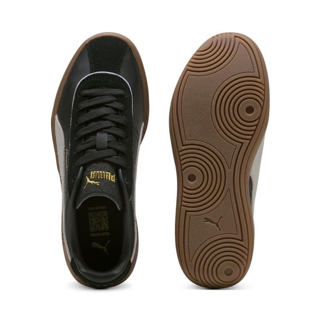 Puma 400364 02 Puma Club Klassıka Puma Black-Puma Whıte-Puma Gold Zenne Yuruyus Ayakkabısı