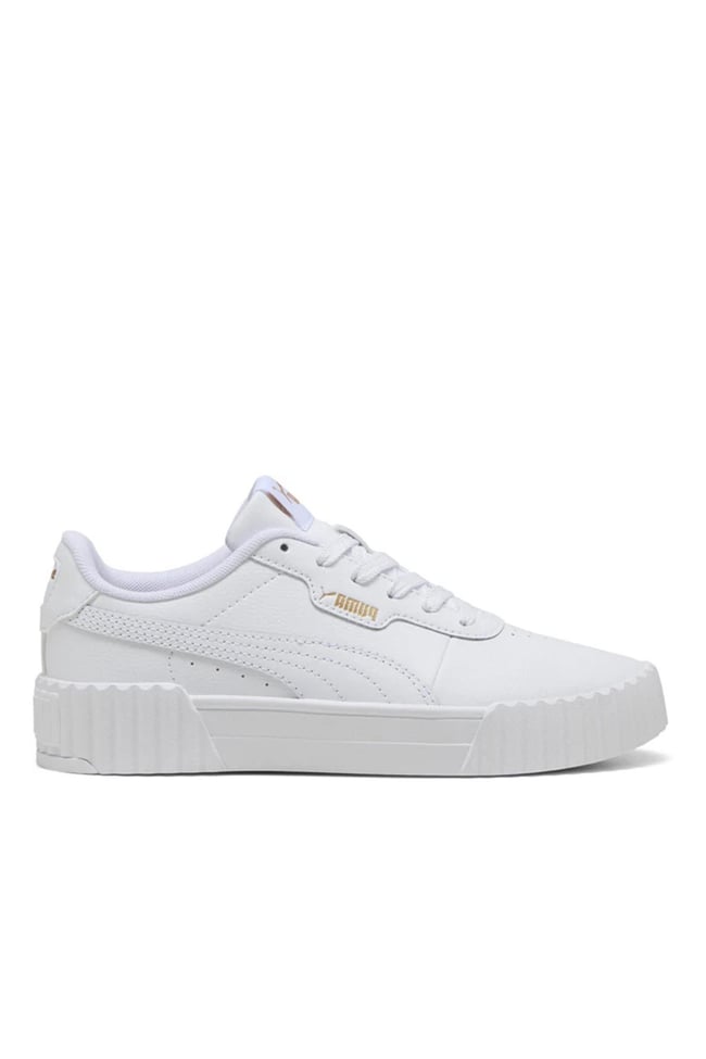 Puma 401476 01 Carına 3.0 Jr Puma Whıte-Puma Gold Zenne Yuruyus Ayakkabısı