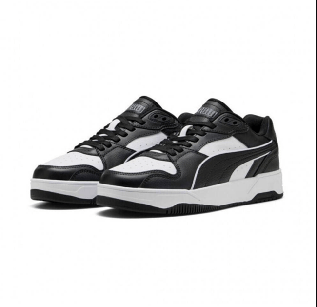 Puma 402586-05 Rbd Break Low Puma Whıte-Puma Black-Black Unısex Sneaker Ayakkabı
