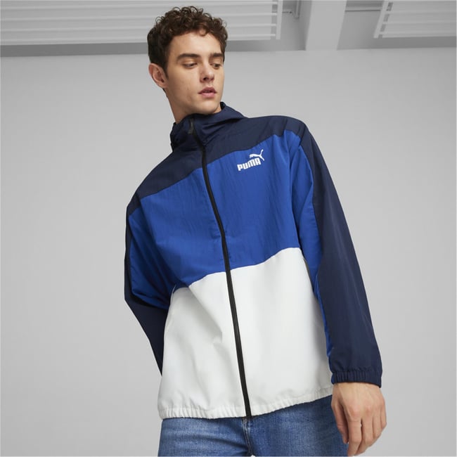 Puma 675387 Hooded Wındbreaker Club Navy Erkek Ruzgarlık