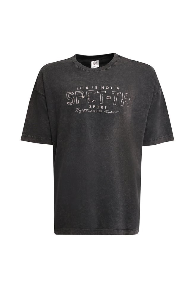Reebok A10205579908010 5M Korre Tee Antrasıt Erkek Kısa Kollu T-Shırt