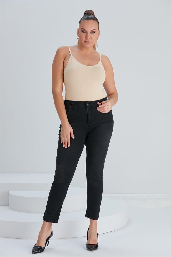 Gölbaşı 1465 Kım.Füme (Antrasıt) 226 Kadın Kot Pantolon