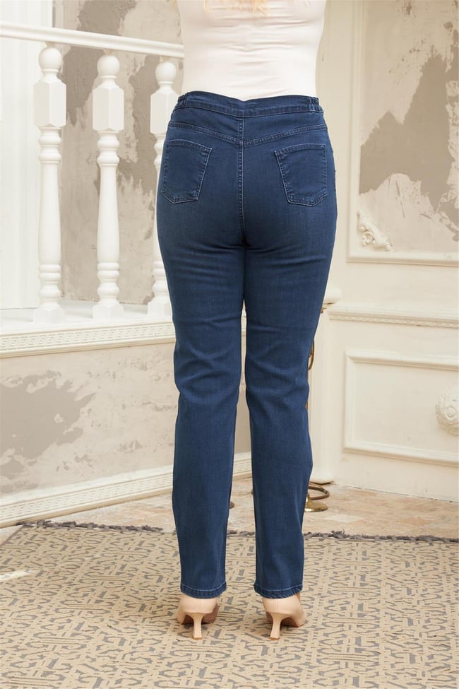 Rmg 1494 Lacivert Kadın Kot Pantolon